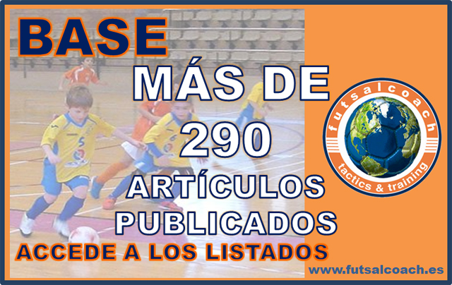 Listado de artículos relacionados con el entrenamiento en la base en el fútbol sala