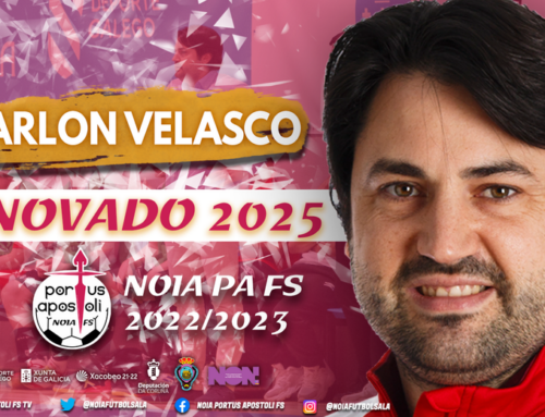 Marlon Velasco y el Noia Portus Apostoli FS amplían su vinculación hasta 2025