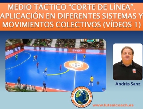 Medio táctico “corte de línea”. Aplicación en diferentes sistemas y movimientos colectivos (3). Vídeos (1)