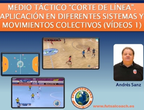 Medio táctico “corte de línea”. Aplicación en diferentes sistemas y movimientos colectivos (3). Vídeos (1) – Contenido