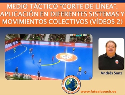 Medio táctico “corte de línea”. Aplicación en diferentes sistemas y movimientos colectivos (4). Vídeos (2)