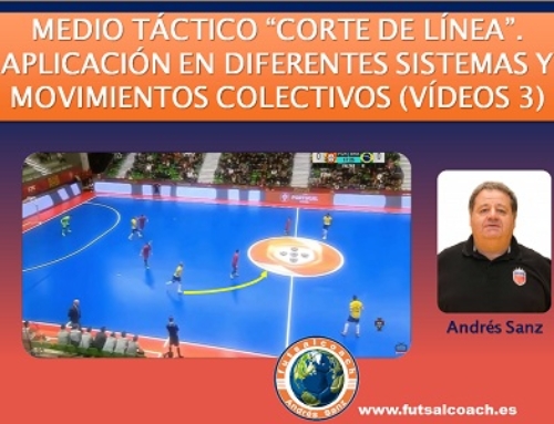 Medio táctico “corte de línea”. Aplicación en diferentes sistemas y movimientos colectivos (5). Vídeos (3)