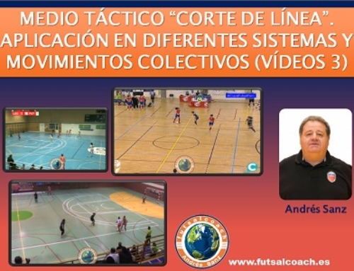 Medio táctico “corte de línea”. Aplicación en diferentes sistemas y movimientos colectivos (5). Vídeos (3) – Contenido