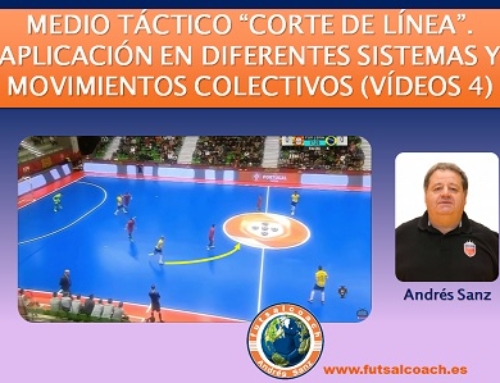 Medio táctico “corte de línea”. Aplicación en diferentes sistemas y movimientos colectivos (6). Vídeos (4)