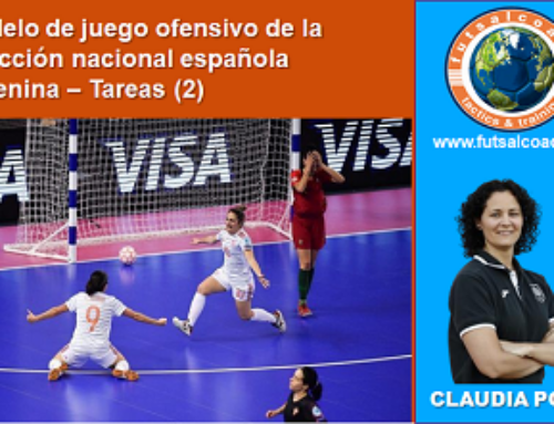 Modelo de juego ofensivo de la selección nacional española femenina. Tareas ataque sistema 3-1 (4 tareas)