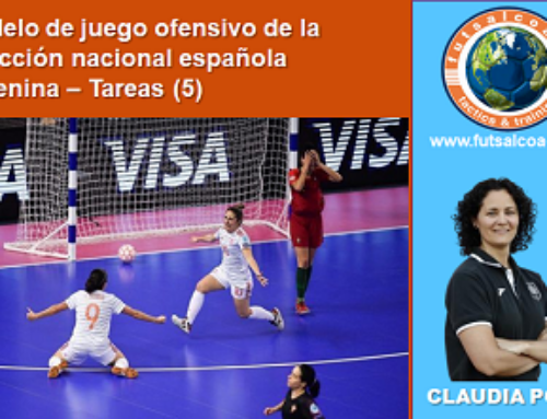 Modelo de juego ofensivo de la selección nacional española femenina. Tareas salidas de presión (2 tareas)