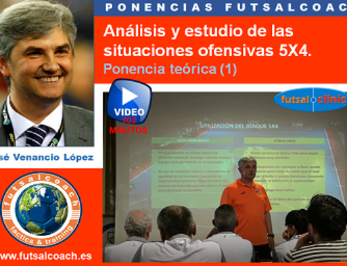 Análisis y estudio de las situaciones ofensivas 5X4 (1).  (102 minutos).