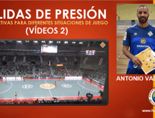 Salidas de presión. Alternativas para diferentes situaciones de juego (4). Vídeos 2