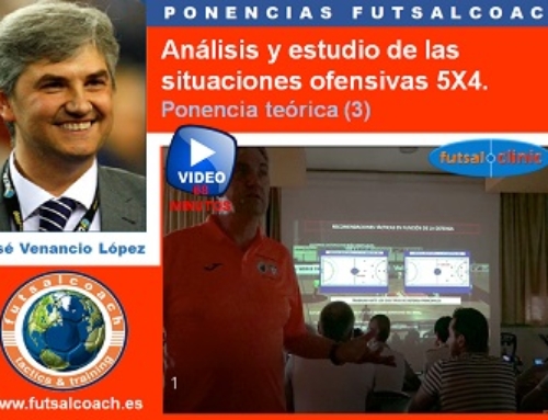 Análisis y estudio de las situaciones ofensivas 5X4 (3).  (102 minutos).