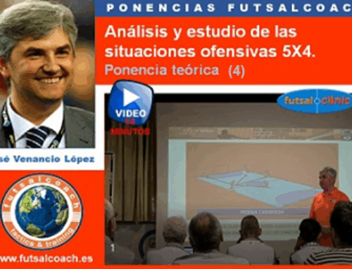 Análisis y estudio de las situaciones ofensivas 5X4 (4).  (102 minutos).