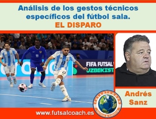 Análisis de los gestos técnicos específicos de fútbol sala. El disparo.
