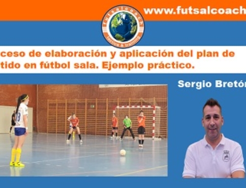 Proceso de elaboración y aplicación del plan de partido en fútbol sala. Ejemplo práctico.